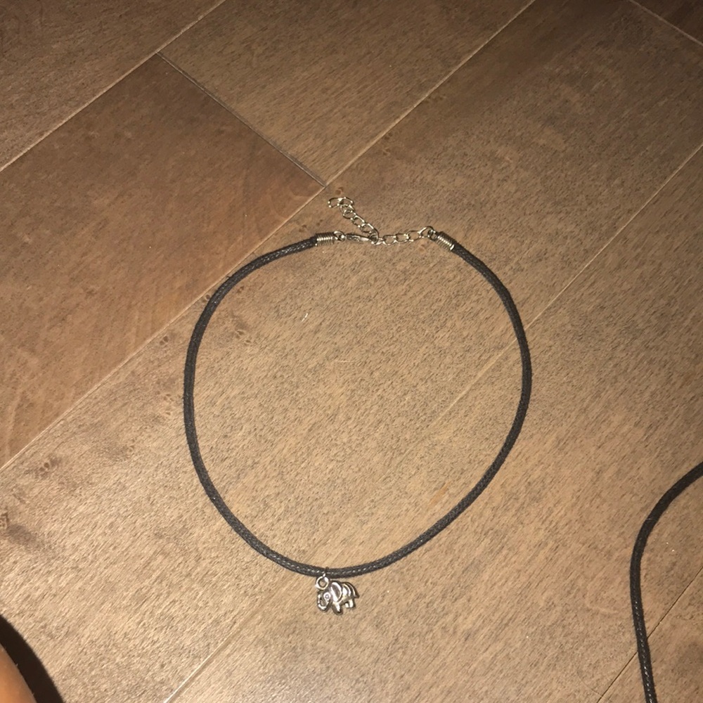Elephant choker necklace